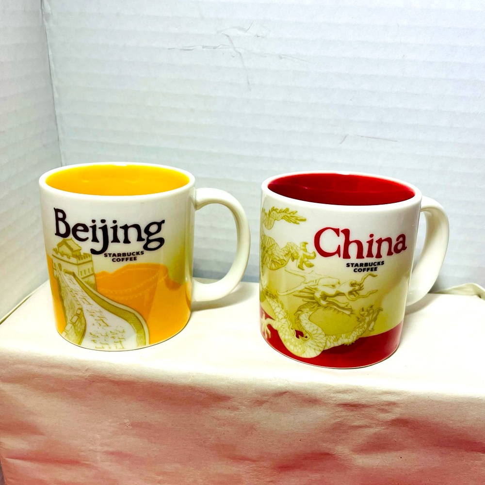 Starbucks Coffee Beijing China Demitasse 3oz Cups Global Collector Demi Mini Mug
